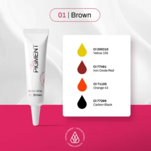 01Brown Microblading Pigment - Brown 1 - 10ml